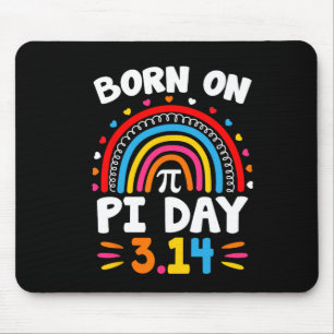 Geboren am Pi Day Geburtstag 2025 Happy Pi Day Mat Mousepad