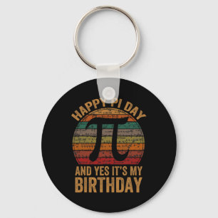 Geboren am Pi Day Ja Es ist mein Geburtstag Glücks Schlüsselanhänger
