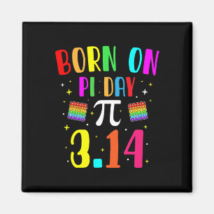 Geboren am Pi Day März Geburtstag Mathematik Geek  Magnet