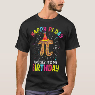Geboren am Pi Day März Geburtstag Shirt Happy Pi N