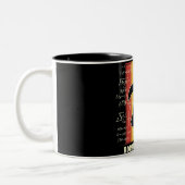 Geboren am Pi Day Retro Math Zweifarbige Tasse (Links)