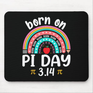 Geboren am Pi-Tag Geburtstag Happy Pi Day Mathemat Mousepad
