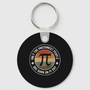 Geboren am Pi Tag Geburtstag März 14 Vintage Pi Schlüsselanhänger