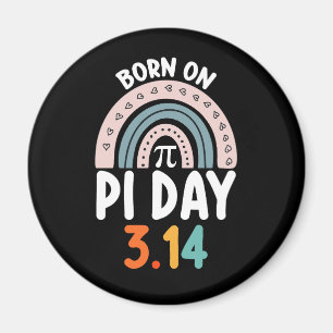 Geboren am Pi-Tag Geburtstag Math Funny Magnet