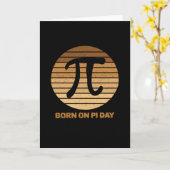 Geboren am Tag Karte (Gelbe Blume)