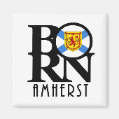 GEBOREN Amherst Magnet (Vorne)