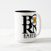 GEBOREN Amherst NS 15oz Zweifarbige Tasse (VorderseiteRechts)