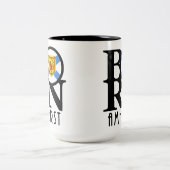 GEBOREN Amherst NS 15oz Zweifarbige Tasse (Mittel)