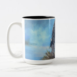 "Geboren an der Dämmerungs-" wildes Zweifarbige Tasse