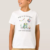 Geboren, anders zu sein | Leap Year Birthday Frosc T-Shirt (Vorderseite)