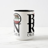GEBOREN Arcata California 15oz Zweifarbige Tasse (Mittel)