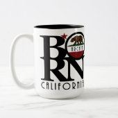 GEBOREN Arcata California 15oz Zweifarbige Tasse (Links)
