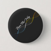 Geboren - AroAce-Pride-DNA Button (Vorderseite)