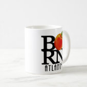 GEBOREN Atlanta Georgia 11oz Kaffeetasse (VorderseiteRechts)