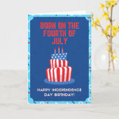 Geboren auf der Geburtskarte des Amerikanischen Un Karte (Gelbe Blume)