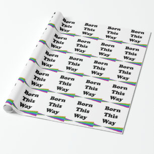 Geboren auf diese Weise Geschenkpapier