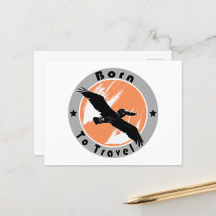 Geboren auf Postkarte