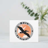 Geboren auf Postkarte (Stehend Vorderseite)