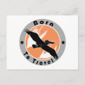 Geboren auf Postkarte (Vorderseite)