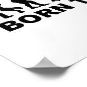 Geboren auf Skaten der Evolution-Skate-Geschwindig Poster (Ecke)