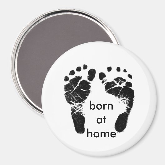 geboren auf Zuhause Magnet (Vorderseite/Rückseite)