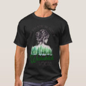 Geboren & aufgewachsen in Wald Camping Wandern W T-Shirt (Vorderseite)