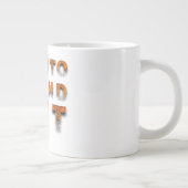 Geboren ausstehen Jumbo-Tasse (Rechts)