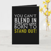 Geboren ausstehen karte (Gelbe Blume)