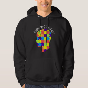 Geboren, Autismus-Bewusstsein auszublenden Hoodie