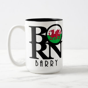 GEBOREN Barry Wales 15oz Zweifarbige Tasse