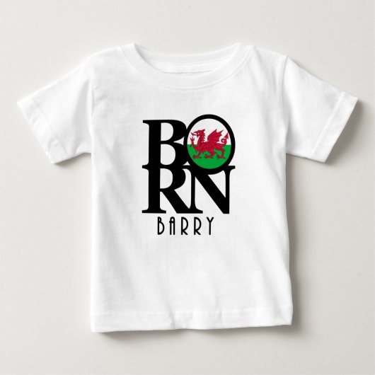 GEBOREN Barry Wales Baby T-shirt (Vorderseite)