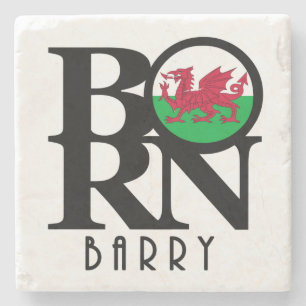 GEBOREN Barry, Wales Steinuntersetzer