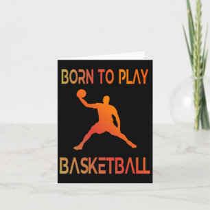 Geboren, Basketball-Basketball-Basketball-Spieler Karte