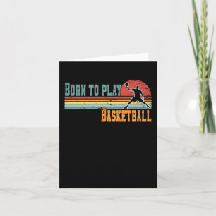 Geboren, Basketball-Basketball-Basketballspieler 1 Karte