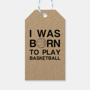 Geboren Basketball spielen Geschenkanhänger