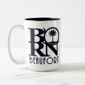 GEBOREN Beaufort SC 15oz Zweifarbige Tasse (Links)