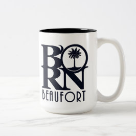 GEBOREN Beaufort SC 15oz Zweifarbige Tasse