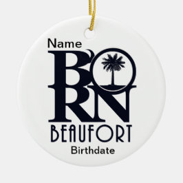 GEBOREN Beaufort SC Custom Keramik Ornament