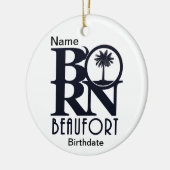 GEBOREN Beaufort SC Custom Keramik Ornament (Links)