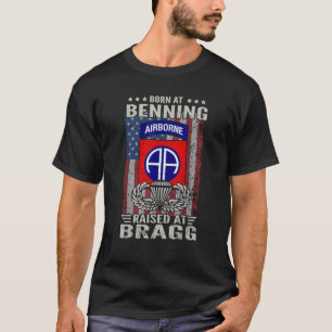 Geboren bei Benning aufgewachsen bei Bragg 82. Im T-Shirt