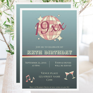 Geboren bei Vintager Geburtstagsparty Einladungska Einladung