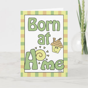 Geboren bei Zuhause Birth Ankündigung