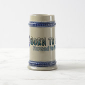 Geboren, Bier Stein für den Seemann zu segeln Bierglas (Mittel)