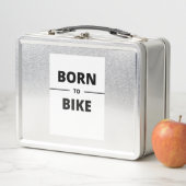 GEBOREN BIKE METALL BROTDOSE (Beispiel)