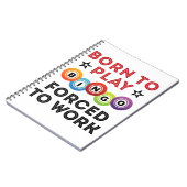 Geboren, Bingo zu spielen Notizblock (Linke Seite)