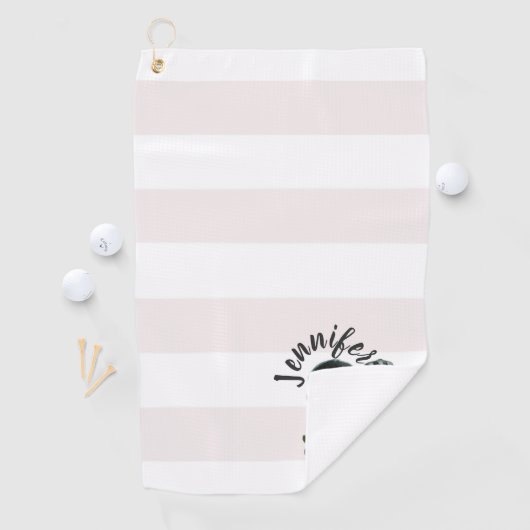 Geboren Birdie personalisierte Golf-Geschenke für Golfhandtuch (Insitu)