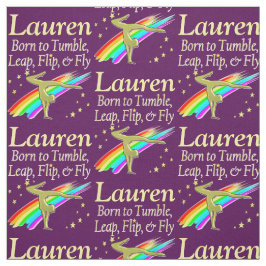 GEBOREN BIS TUMM PERSONALISIERTE GYMNASTIK-FABRIK STOFF