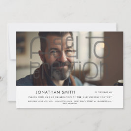 Geboren bis zur Vollkommenheit Foto Einladung