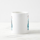 Geboren, blau zu sein, niedlich kaffeetasse (Mittel)