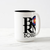 GEBOREN Boulder Colorado 15oz Zweifarbige Tasse (VorderseiteRechts)